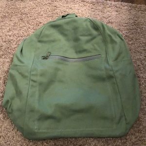 Baggu olive zip backpack